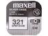 Nenabjec knoflkov baterie 321 Maxell Silver Oxide 1ks Blistr
